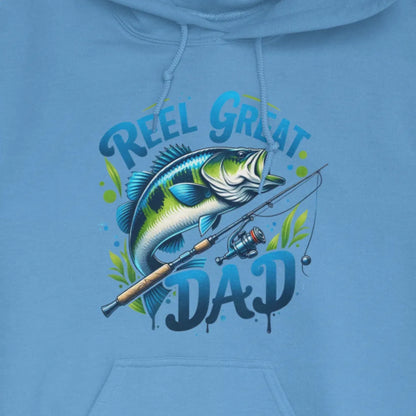 Carlina Blue, Reel Great Dad Hoodie – fish-room