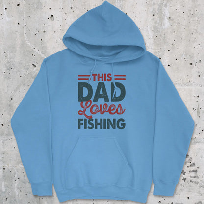 Carolina Blue, This Dad Loves Fishing Hoodie – fish-room