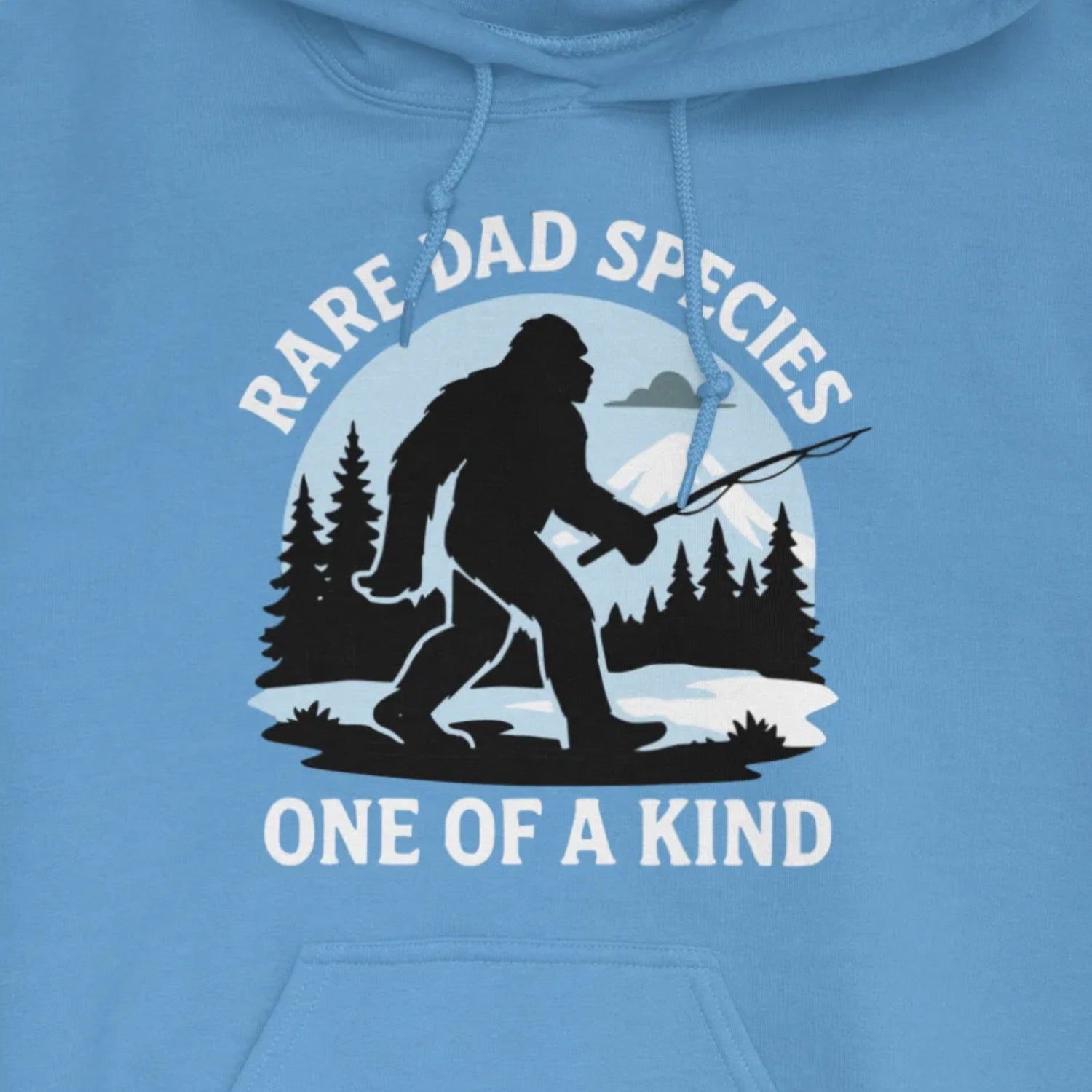 Carolina Blue, Rare Dad Species – One of a Kind Hoodie – fish-room