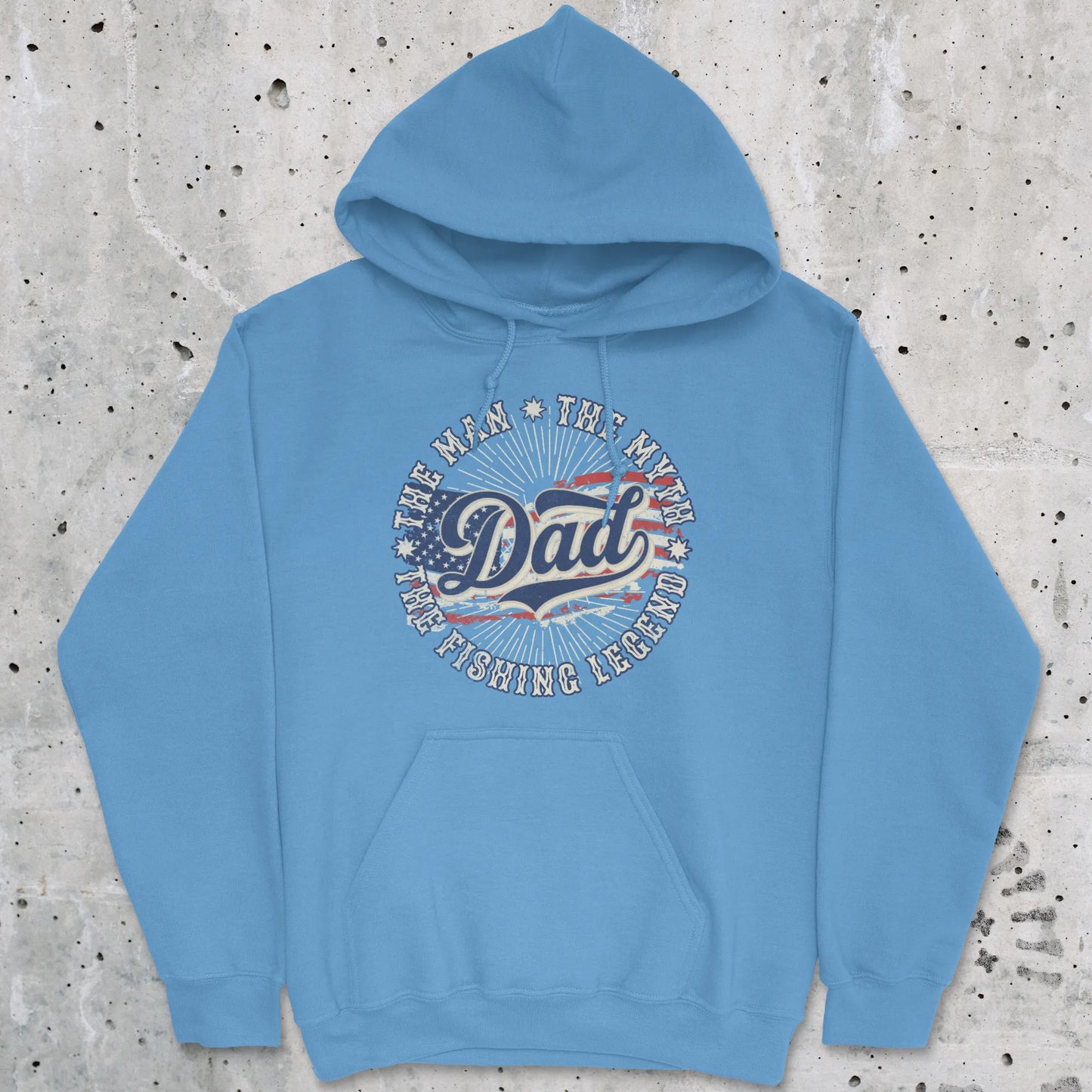 Carolina Blue, Legendary Dad Fishing Hoodie – fish-room