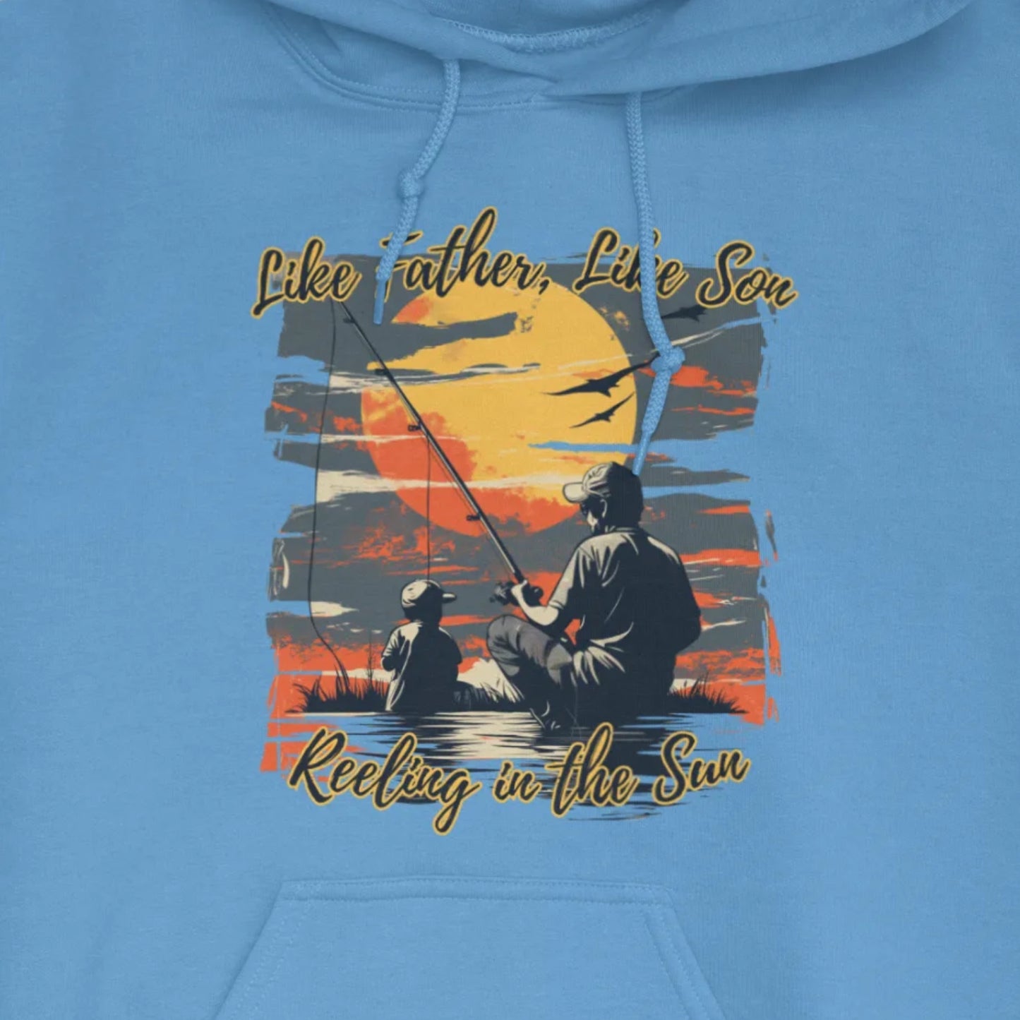 Carolina Blue, Like Father Like Son Hoodie – fish-room
