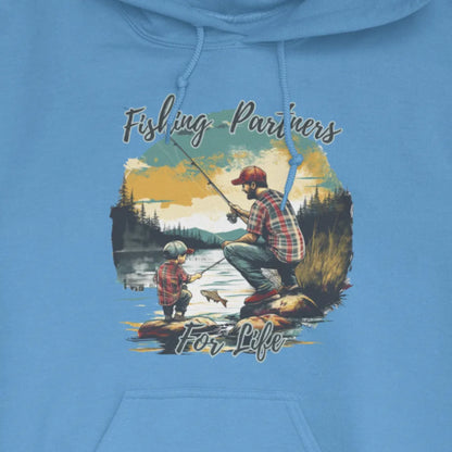 Carolina Blue, Fishing Partners for Life Hoodie – fish-room
