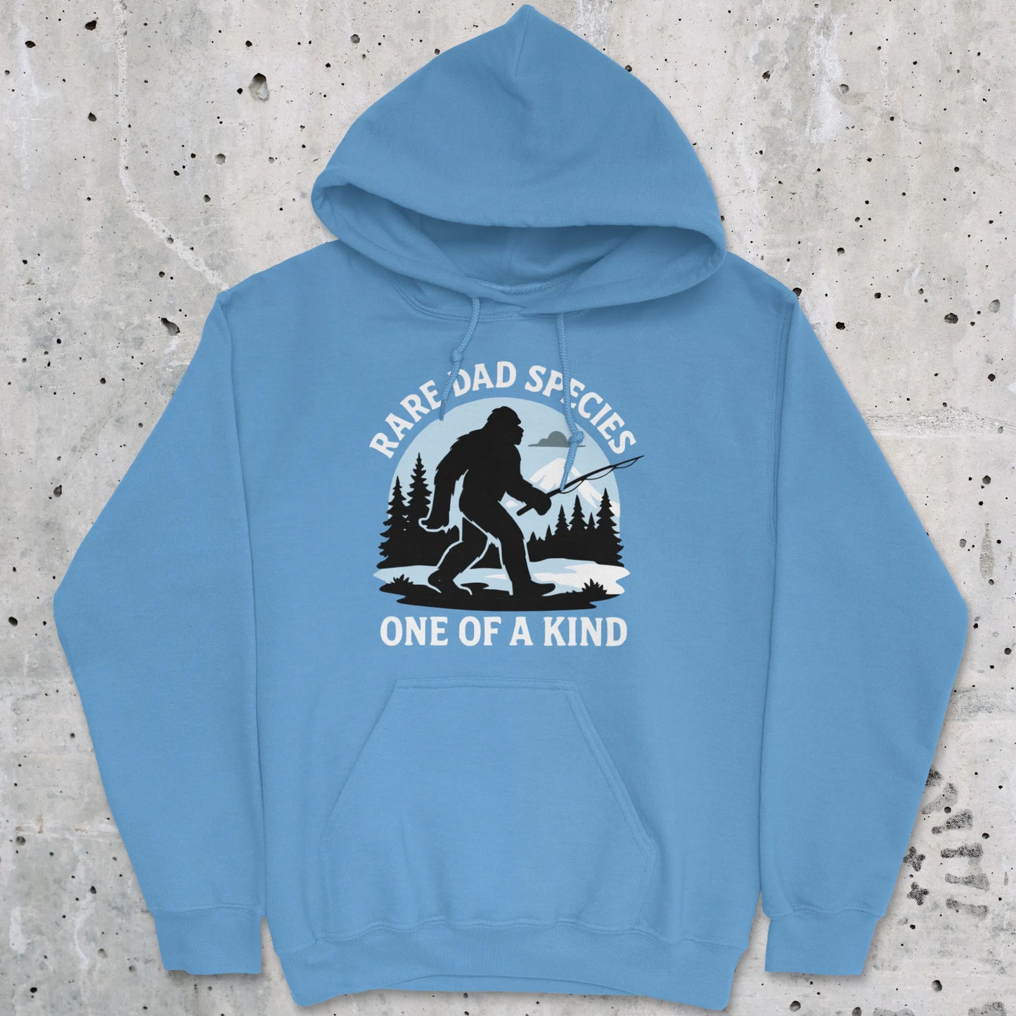 Carolina Blue, Rare Dad Species – One of a Kind Hoodie – fish-room