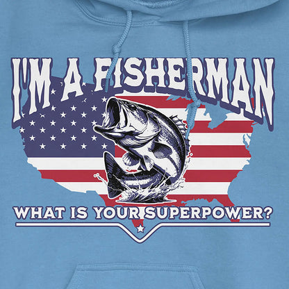 Carolina Blue, Fisherman Superpower Hoodie – fish-room