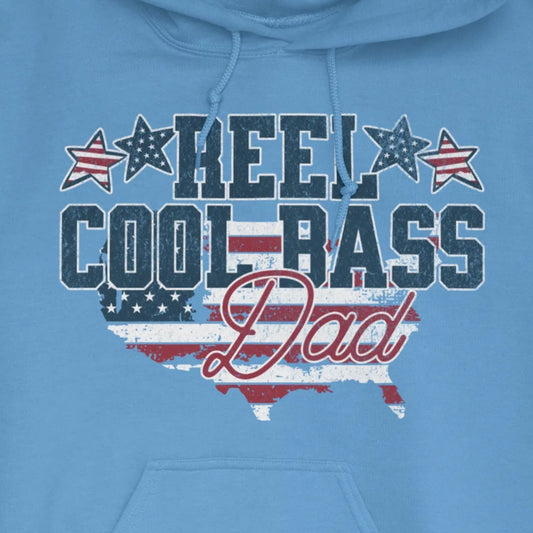 Carolina Blue, Reel Cool Bass Dad Hoodie – fish-room