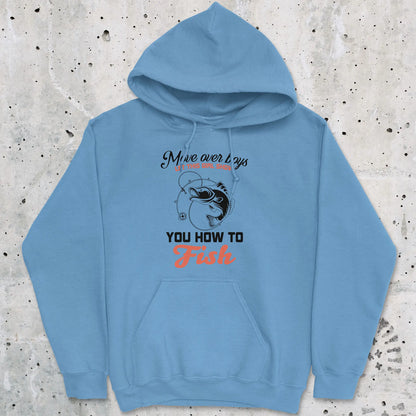 Carolina Blue, Move Over Boys! Hoodie – fish-room