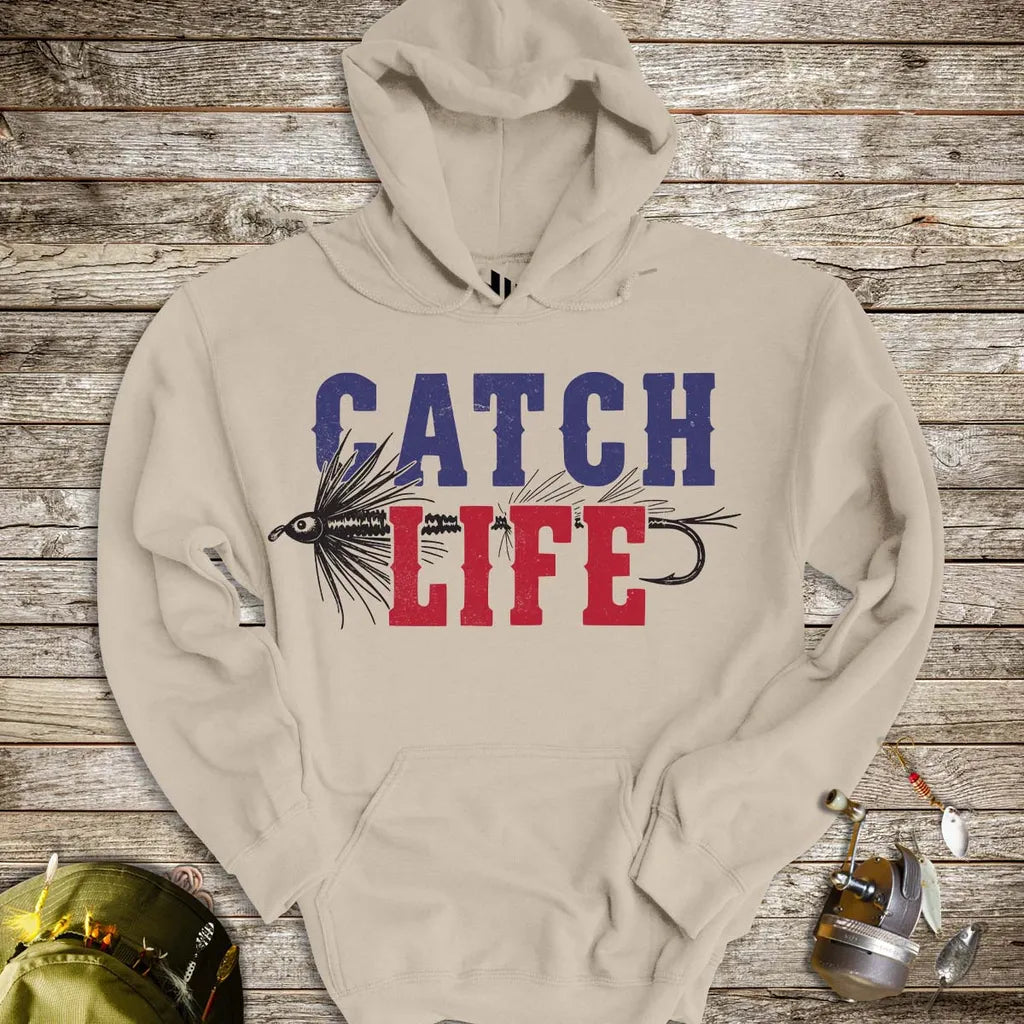Catch Life Hoodie - FISH - ROOM LLC
