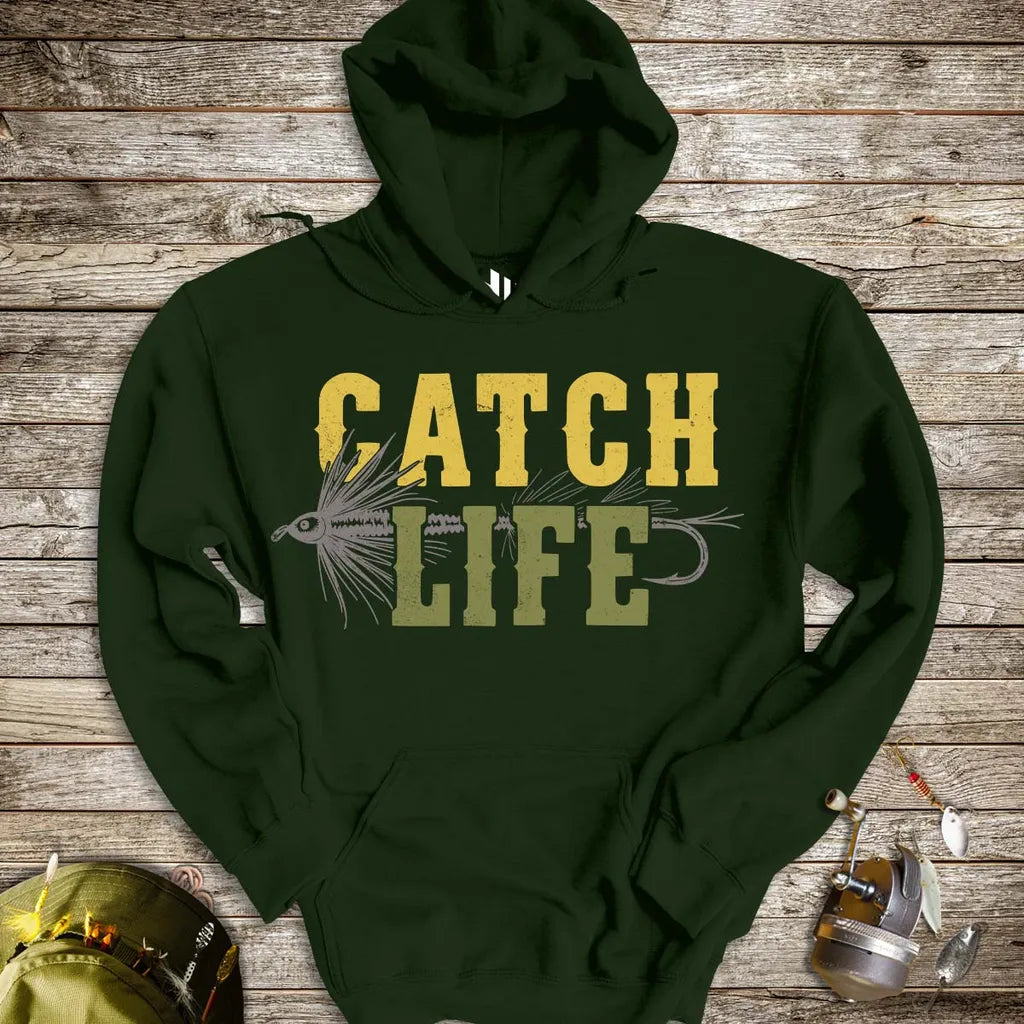 Catch Life Hoodie - FISH - ROOM LLC