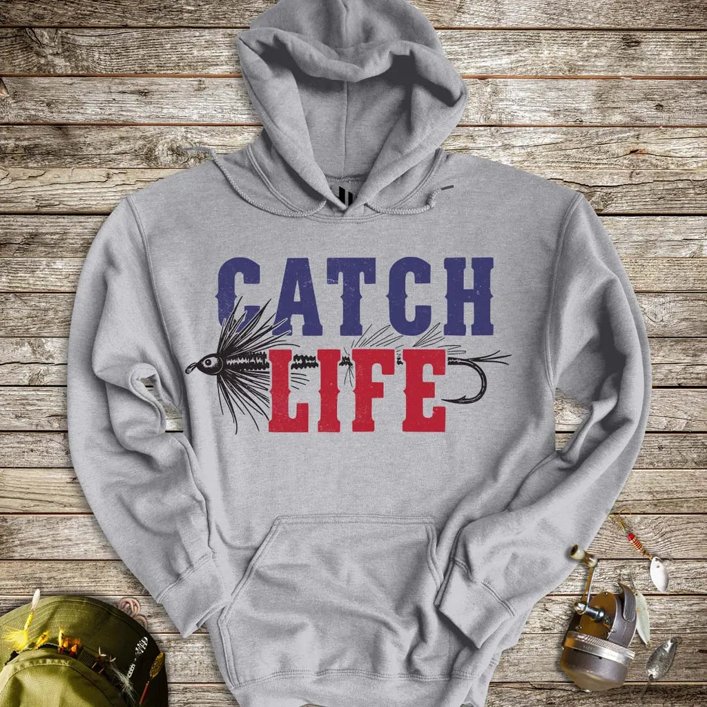 Catch Life Hoodie - FISH - ROOM LLC
