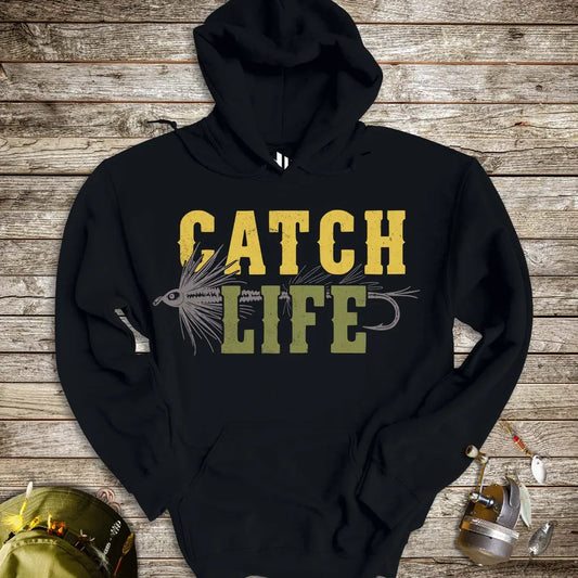 Catch Life Hoodie Black Hoodie