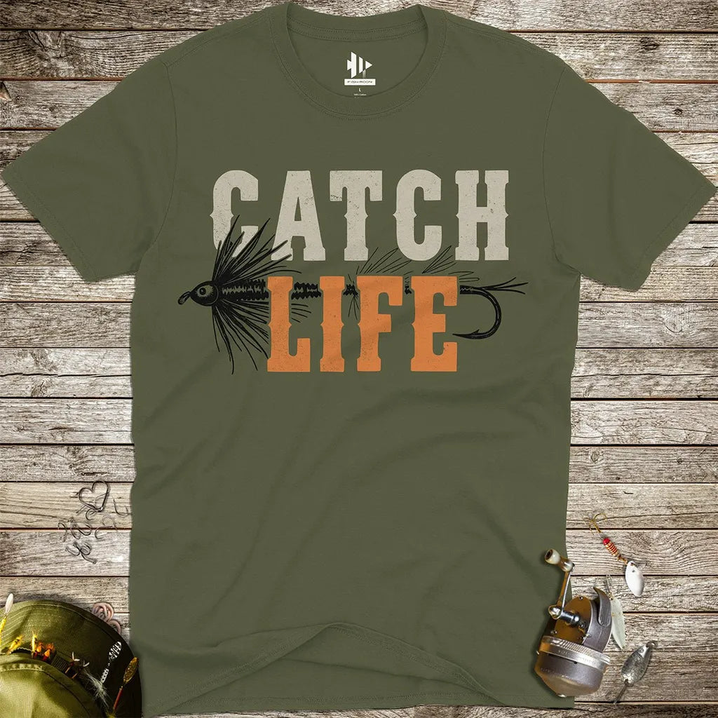 Catch Life Tee - FISH - ROOM LLC