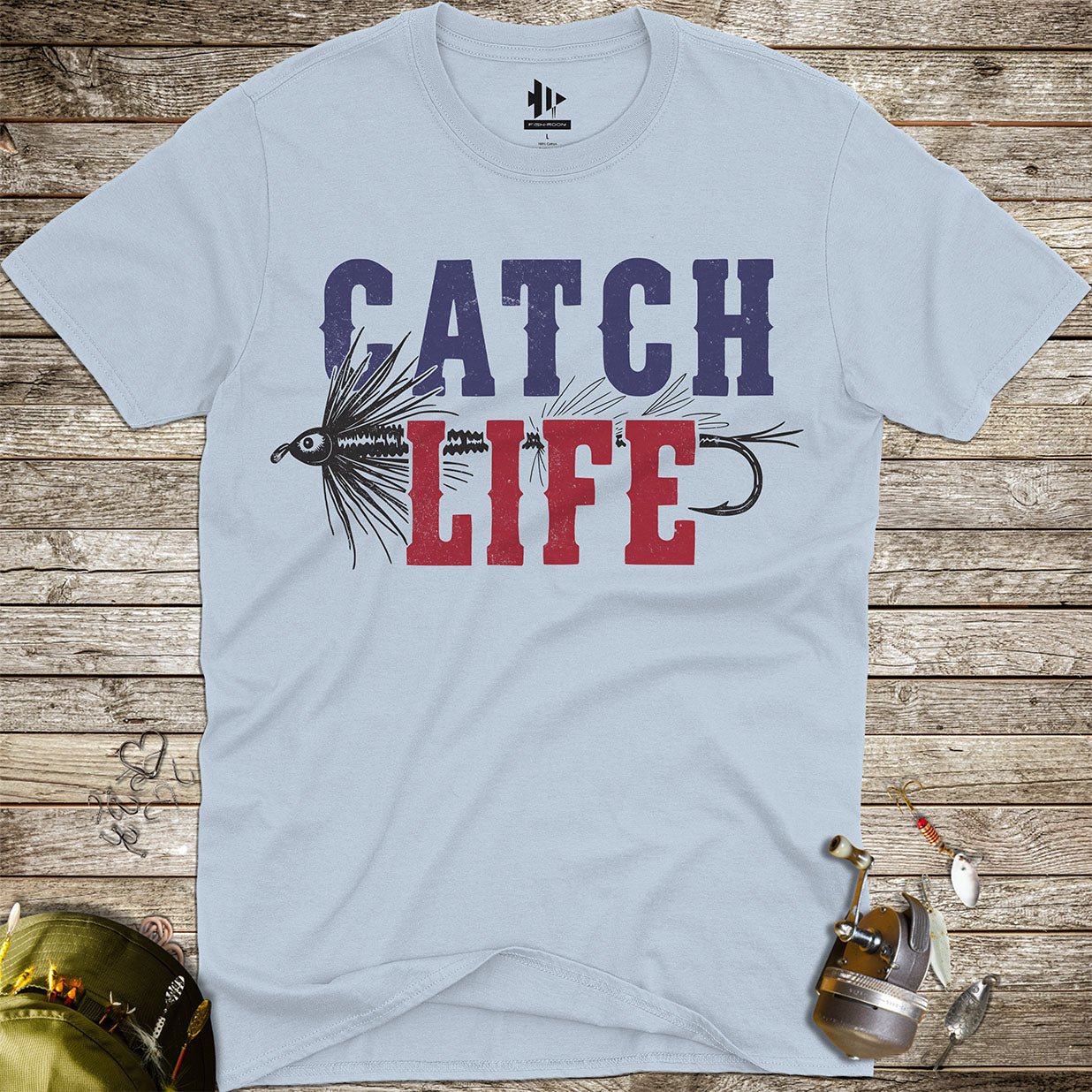 Catch Life Tee - FISH - ROOM LLC