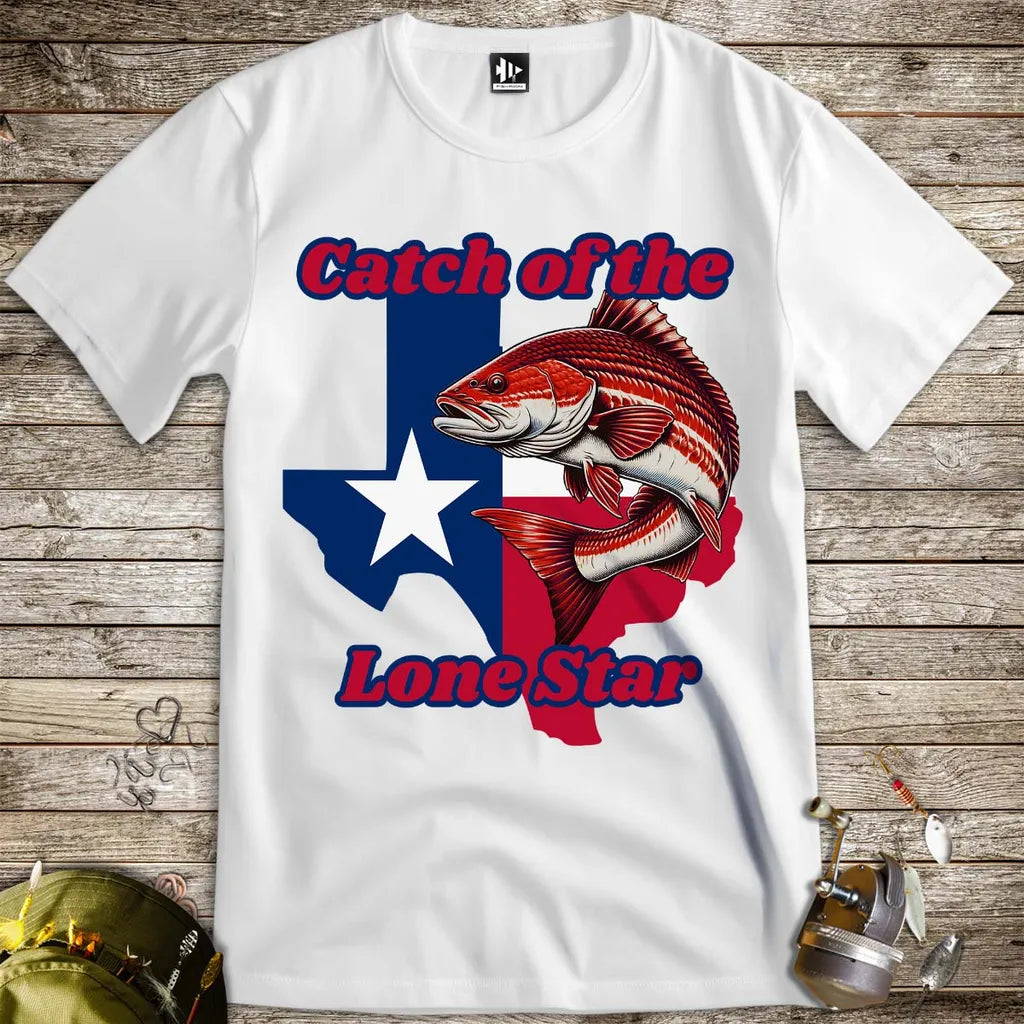 Catch of the Lone Star Tee White T-Shirt