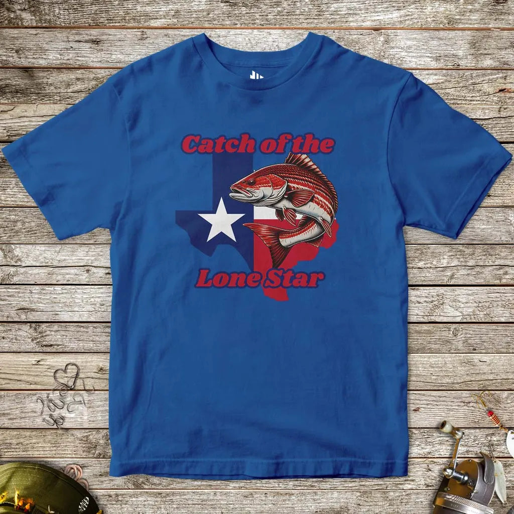 Catch of the Lone Star Tee for Kids Royal Kids T-Shirt