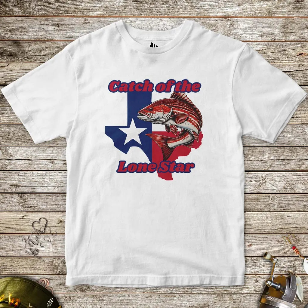 Catch of the Lone Star Tee for Kids White Kids T-Shirt