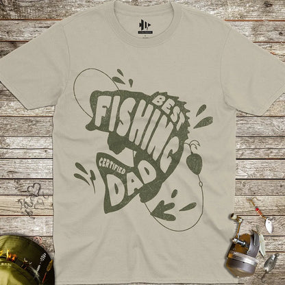 Certified Best Fishing Dad Tee - FISH - ROOM LLC