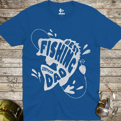 Certified Best Fishing Dad Tee - FISH - ROOM LLC