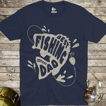 Certified Best Fishing Dad Tee - FISH - ROOM LLC