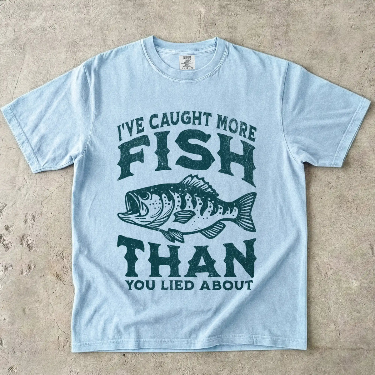 Chambray, More Fish Than You Lied About Tee - fish-room