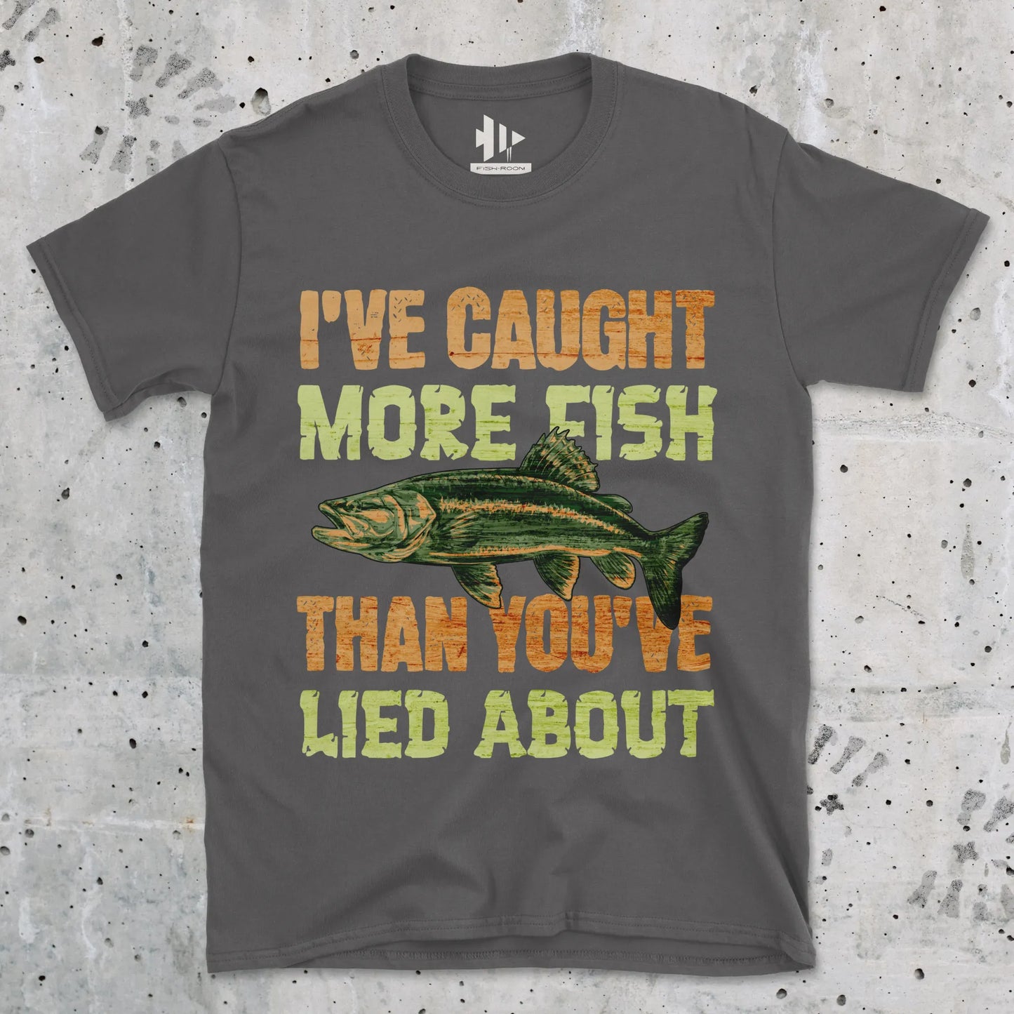 Charcoal, I've Caught More Fish Than You Lied About – fish-room