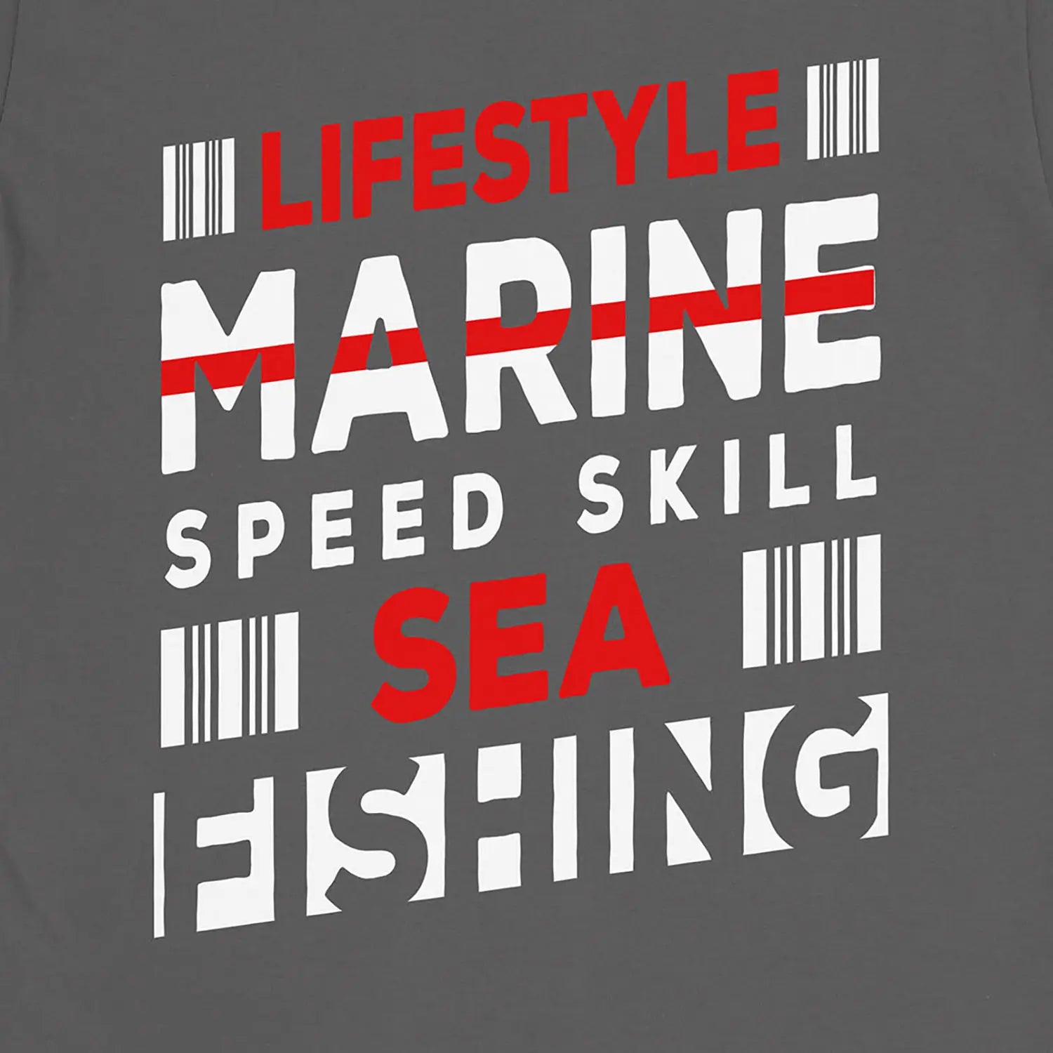 Charcoal, Marine Speed Skill Tee – fish-room