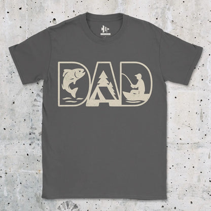 Charcoal, Dad Tee – fish-room