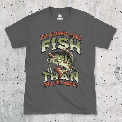 Charcoal, I've Caught More Fish Than You've Lied About Tee – fish-room