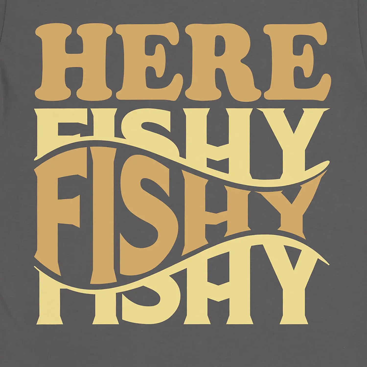 Charcoal, Here Fishy Fishy Tee – fish-room