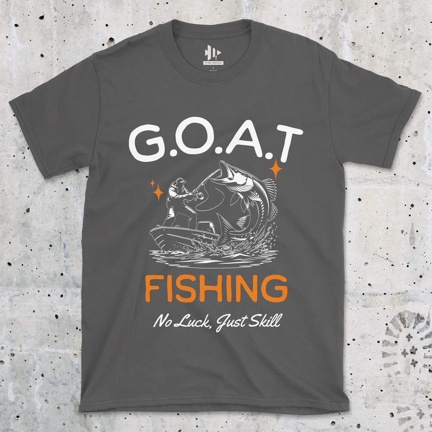 Charcoal, GOAT Fishing Tee – fish-room