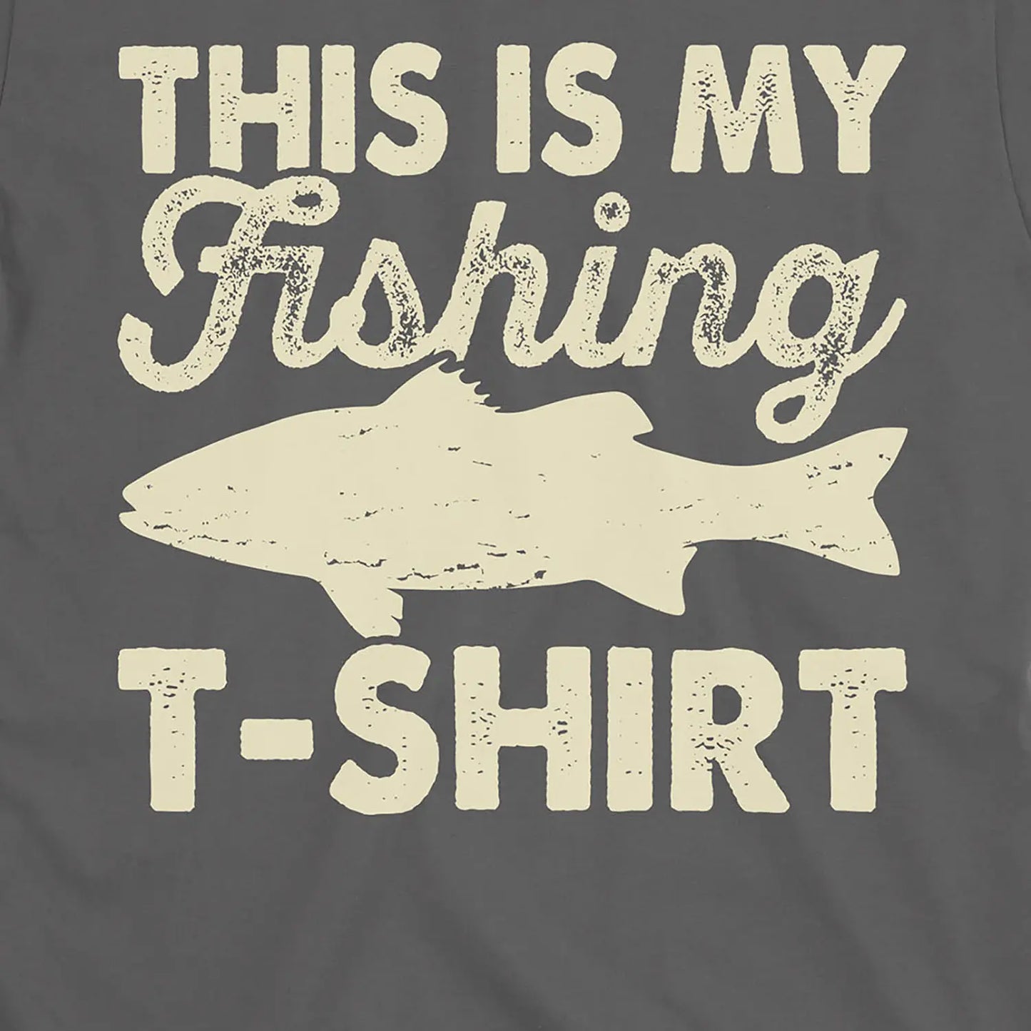 Charcoal, This Is My Fishing Tee – fish-room