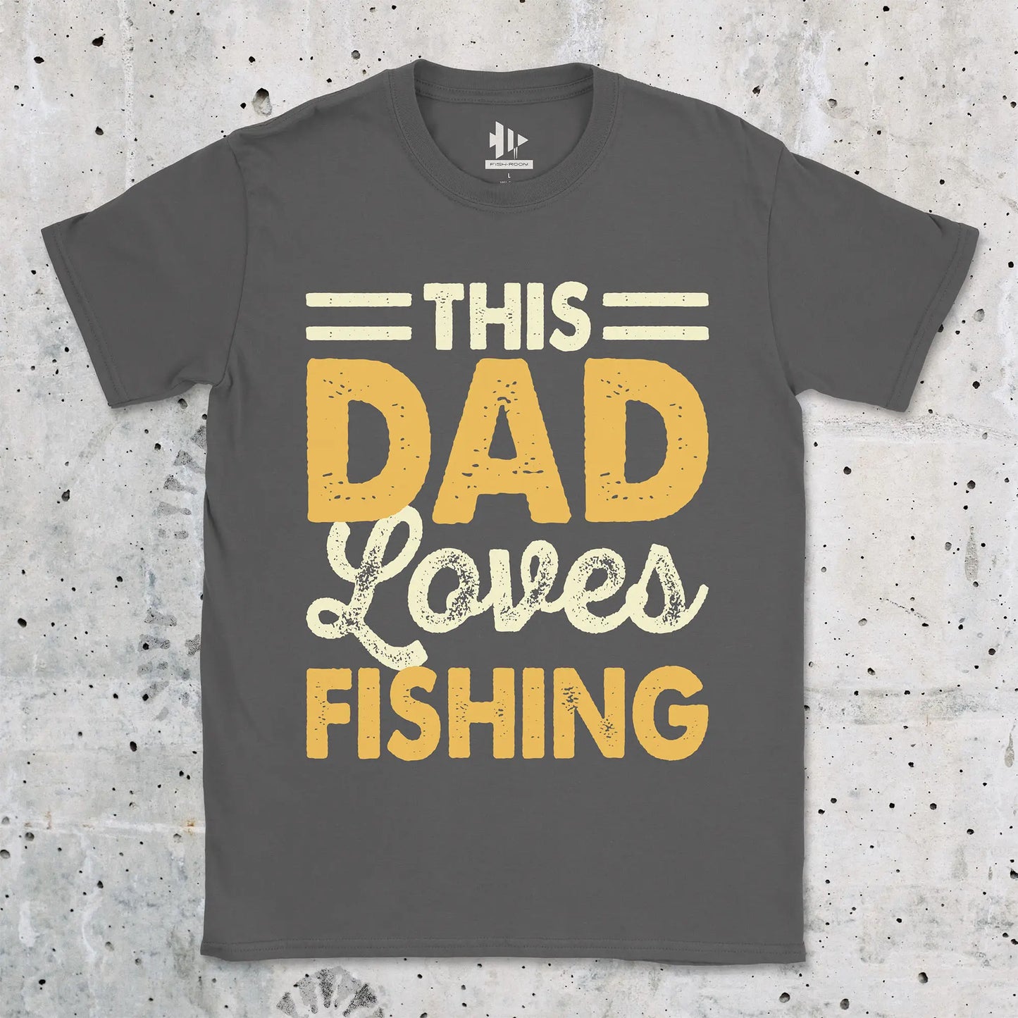 Charcoal, This Dad Loves Fishing Tee – fish-room