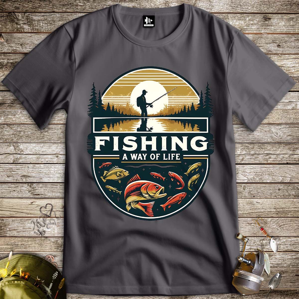 Fishing, Way of Life Tee-funny fishing t shirt-FISH-ROOM LLC