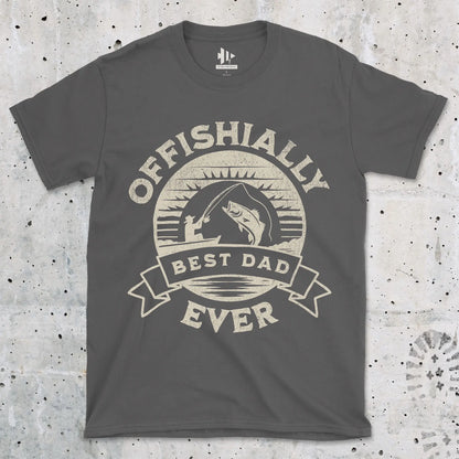 Charcoal, Offishially Best Dad Ever Tee – fish-room