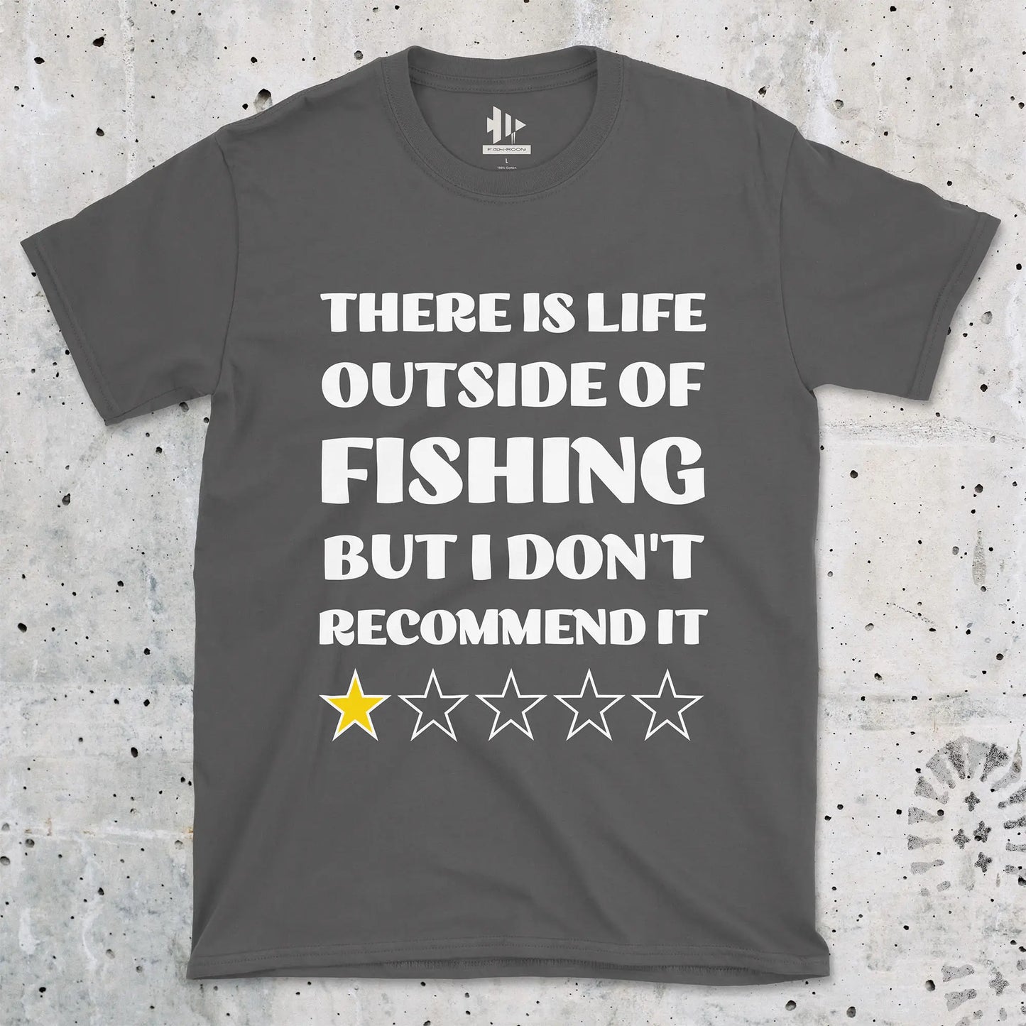 Charcoal, There is life outside of fishing, but I don't recommend it Tee – fish-room
