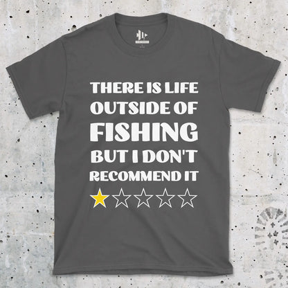 Charcoal, There is life outside of fishing, but I don't recommend it Tee – fish-room