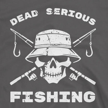 Charcoal, Dead Serious Fishing Tee – fish-room