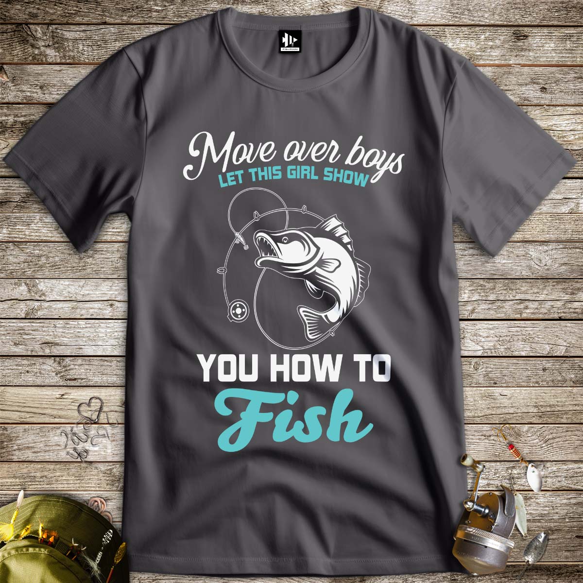 Move Over Boys Tee-funny fishing t shirt-FISH-ROOM LLC