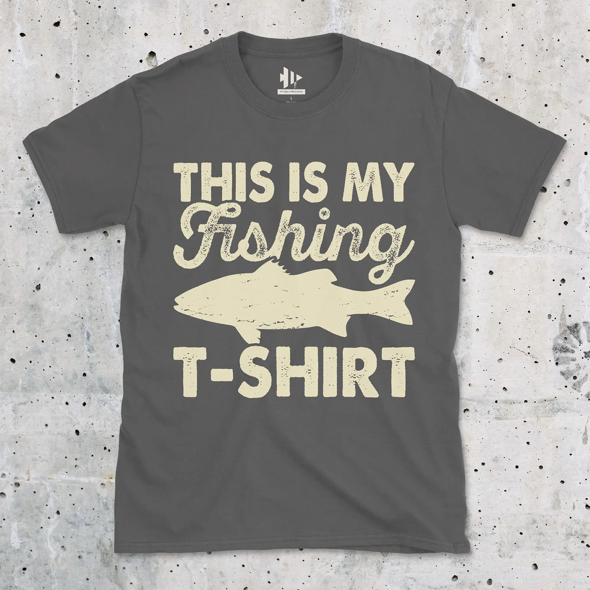 Charcoal, This Is My Fishing Tee – fish-room