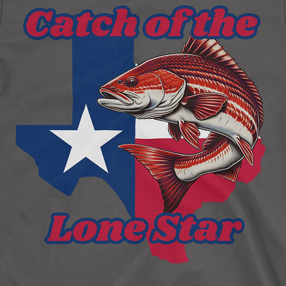 Charcoal, Catch of the Lone Star Tee – fish-room