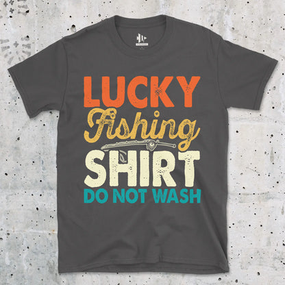 Charcoal, Lucky Fishing Tee – fish-room