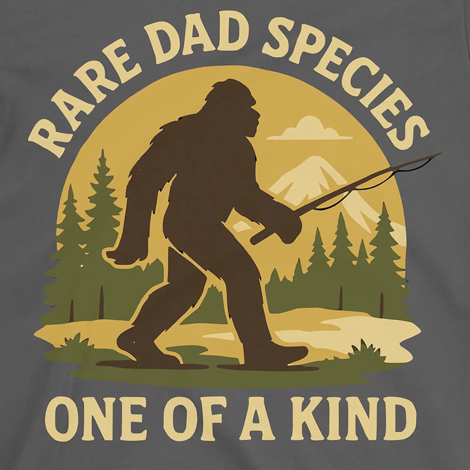 Charcoal, Rare Dad Species – One of a Kind Tee – fish-room