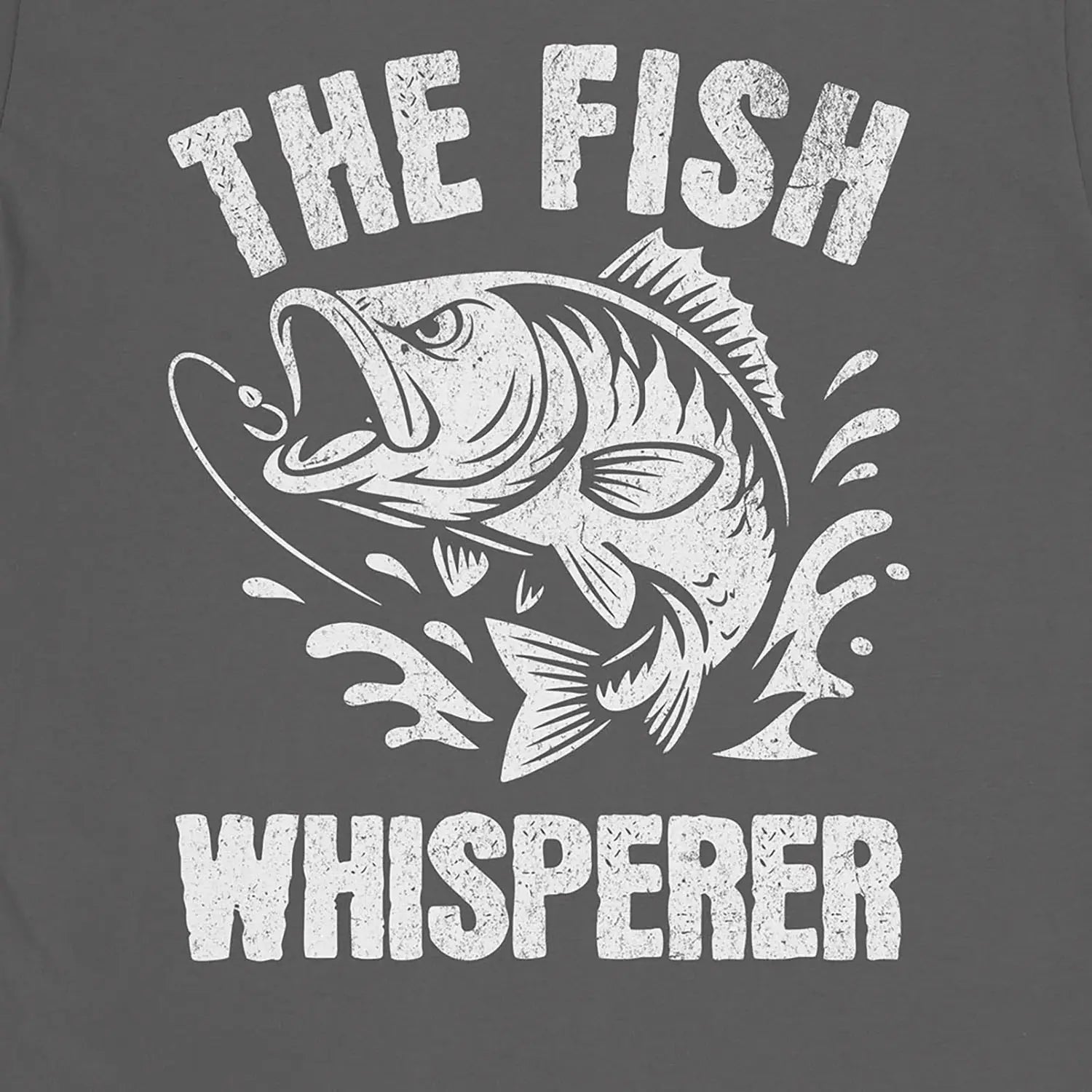 The Fish Whisperer Tee Charcoal T-Shirt