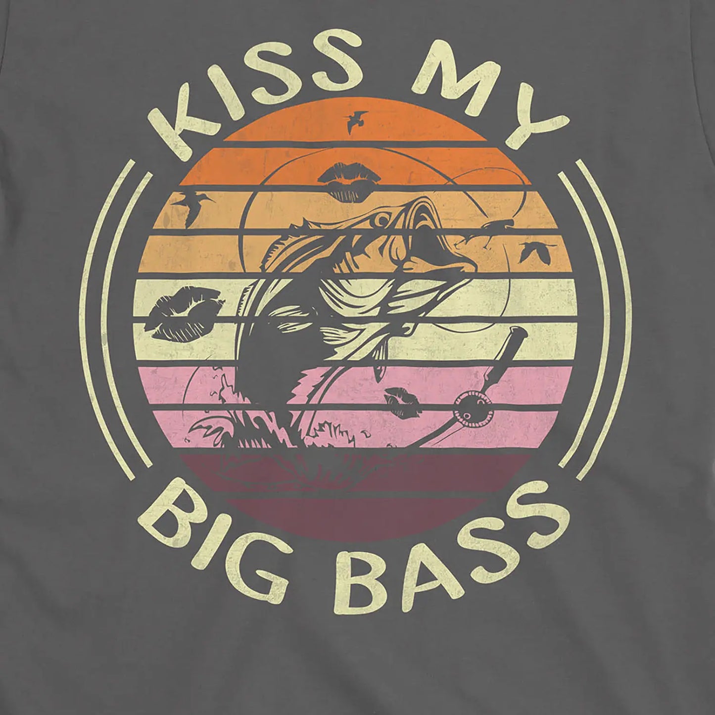 Charcoal, Kiss My Bass Tee – fish-room