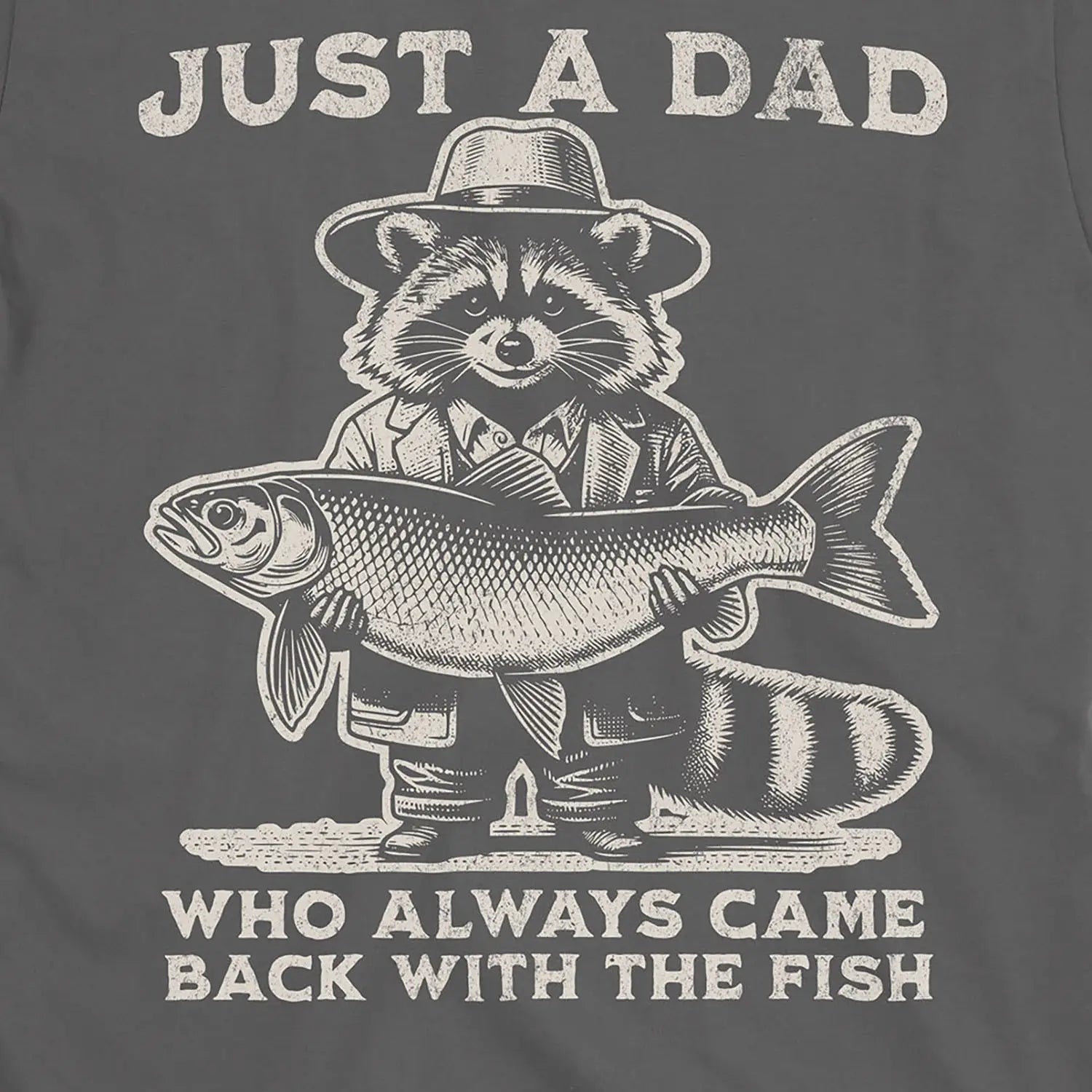 Charcoal, Just a Dad Who Always Came Back With a Fish Tee – fish-room