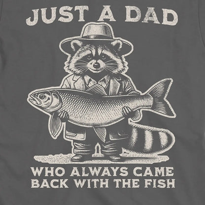 Charcoal, Just a Dad Who Always Came Back With a Fish Tee – fish-room