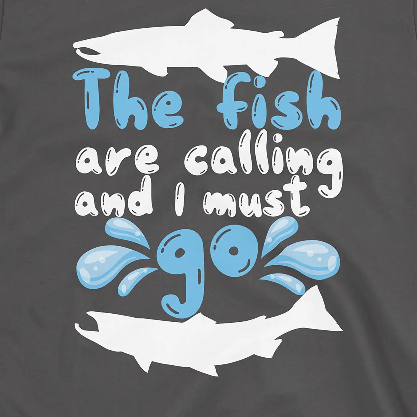 Charcoal, The Fish are Calling Tee – fish-room