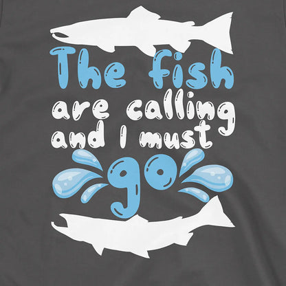 Charcoal, The Fish are Calling Tee – fish-room