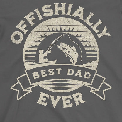 Charcoal, Offishially Best Dad Ever Tee – fish-room