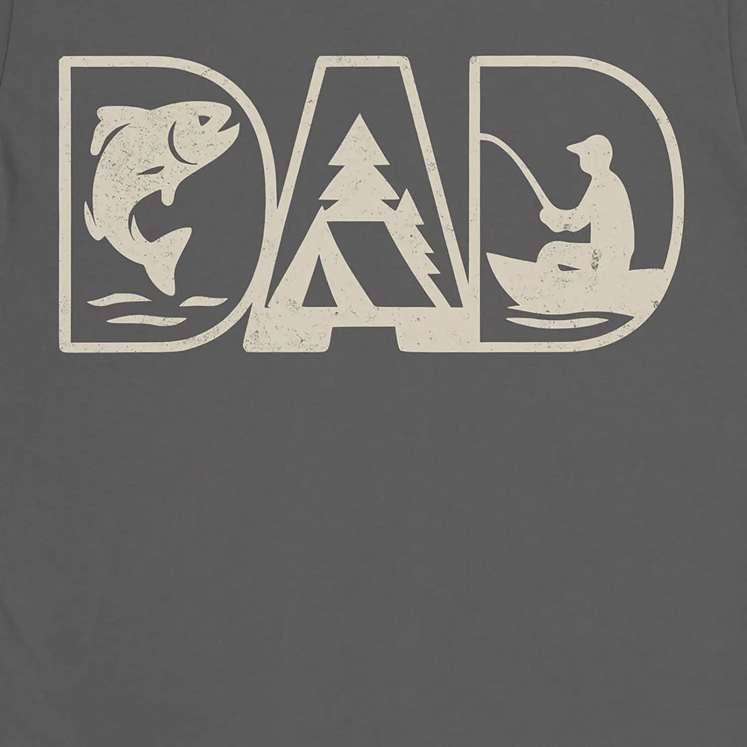Charcoal, Dad Tee – fish-room