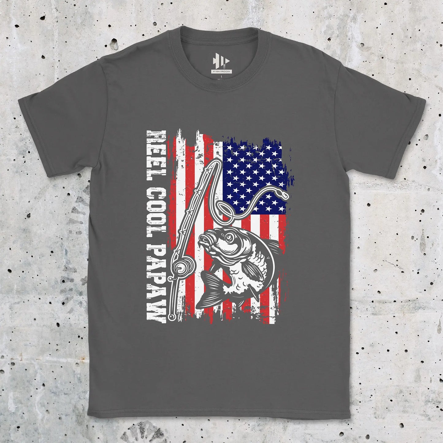 Charcoal, Reel Cool Papaw Tee – fish-room